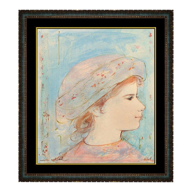 Mid 20th Century Dignified Adolescence, Edna Hibel For Sale
