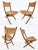 Tan Mid 20th Century Rope Folding Chairs in the Style of Hans Wegner, Set of 6 For Sale - Image 8 of 12