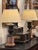 1950s Pair of Bronze and Marble Urn Lamps For Sale - Image 6 of 11