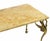 Vintage Marble Dining Table with Brass Swan Legs, Italy, 1960s For Sale - Image 6 of 8