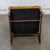 Mid-20th Century Rustic Colonial Style High Wingback Fireside Chair Oak Frame Gold Stripe Fabric For Sale - Image 10 of 18