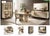 Beige Casa Milano Luce 10-Piece Italian Extendable Dining Room Set For Sale - Image 8 of 9