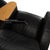 Set of Black Leather Arion Two-Seater Sofa and Ottoman with Wheels and Manual Function from Stressless For Sale - Image 12 of 18