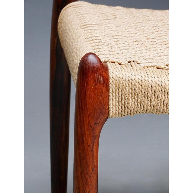 1960s Vintage Danish Chairs in Wood by Niels Otto Møller, 1960s, Set of 6 For Sale - Image 5 of 16