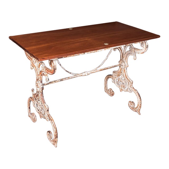 Antique Orangery Glasshouse Table, English Cast Iron, Garden, Display, Victorian For Sale