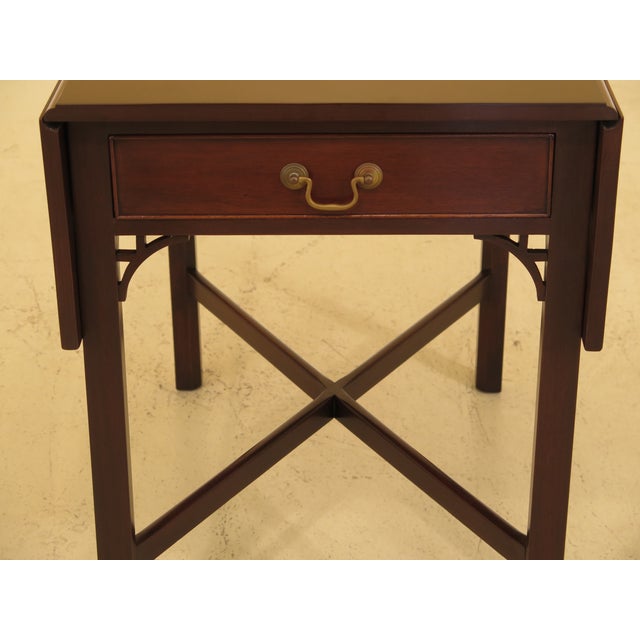 Kittinger Pembroke Chippendale Mahogany Table Chairish