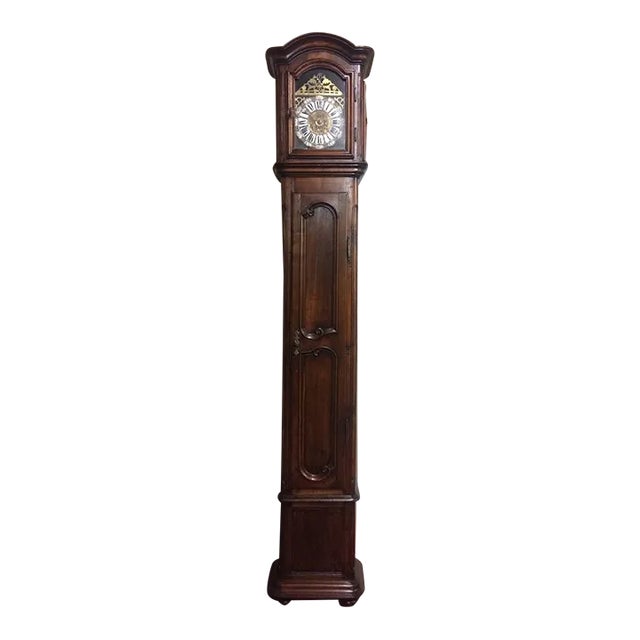 Antique French Clock, Tall Case Clock, Morbier Clock For Sale