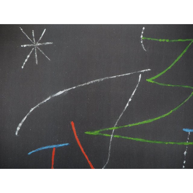 Joan Miro, Bird in the Night, Lithograph For Sale - Image 3 of 6