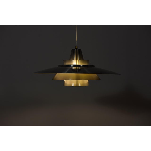 Mid-Century Modern Mid-Century Modern Type 240 Pendant Lamp by Mogens Davidsen for Superlight, Denmark, 1970s For Sale - Image 3 of 17