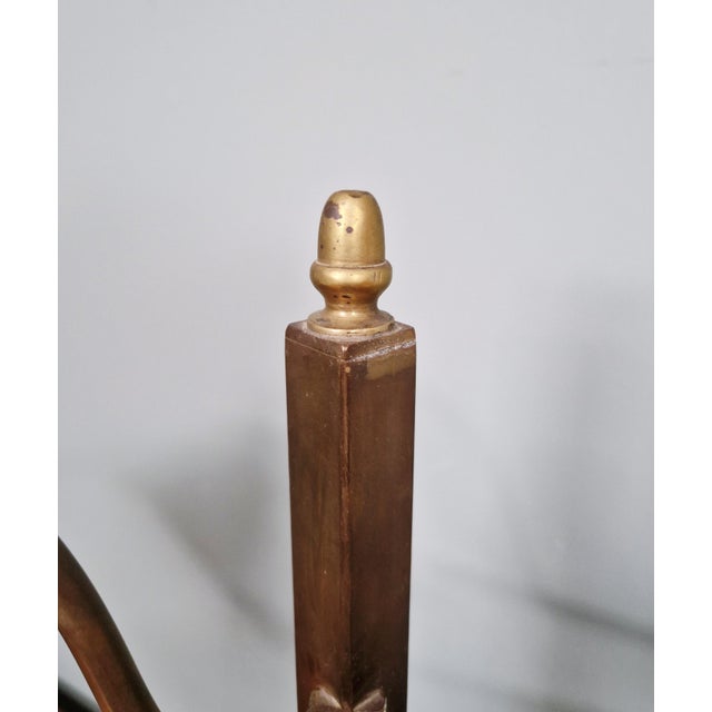 Conical Desk Lamp in Bronze and Green Opaline Glass, 1920s For Sale - Image 13 of 18