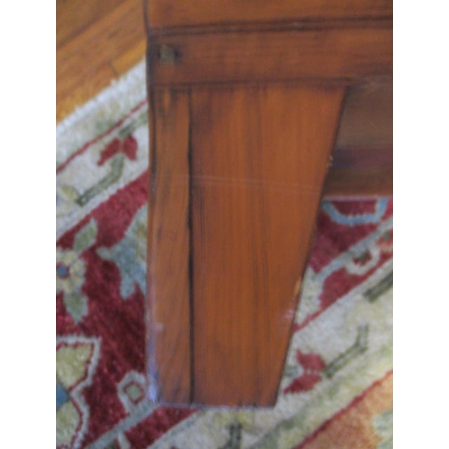 Antique Primitive Sheraton Sugar Chest Pine Wood Storage Chest For Sale - Image 13 of 14