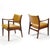 Walnut Armchairs by Johnson Chair Co. (Pair) For Sale In Chicago - Image 6 of 10