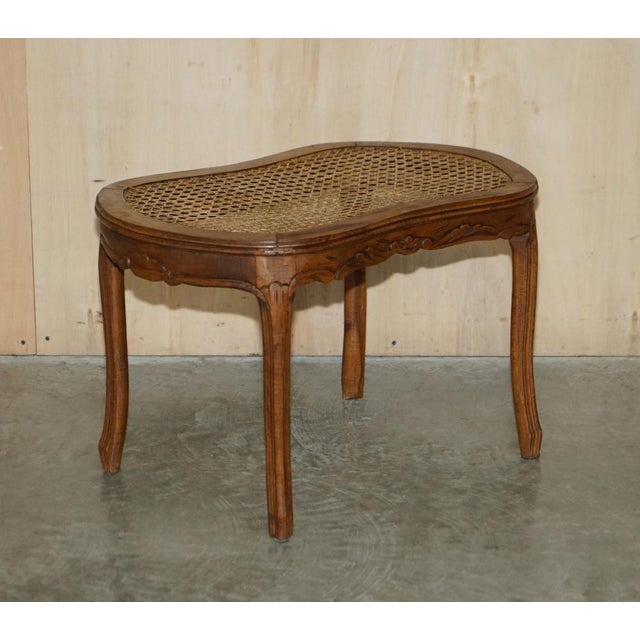 Antique Napoleon III Bergere Armchairs and Matching Table, 1890, Set of 3 For Sale - Image 14 of 18