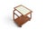 Mid 20th Century Danish Modern Flip Top Bar Cart in Teak + Cream Laminate For Sale - Image 11 of 11
