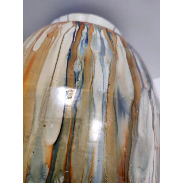 Vintage Lacquered Earthenware Vase by Pasquinucci, 1940s For Sale - Image 9 of 15