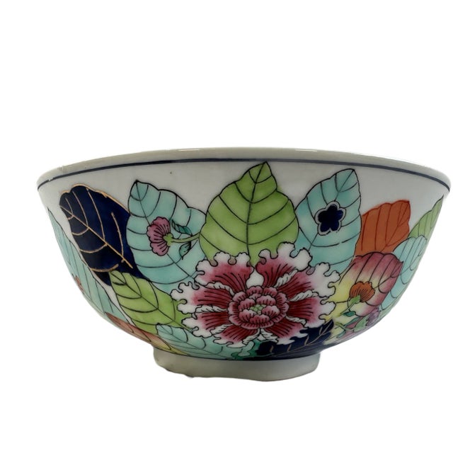1980's Gump's of San Francisco Tobacco Leaf Porcelain Bowl For Sale In Houston - Image 6 of 10