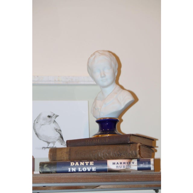 Here is an early 1900s Limoges bust of Alexandre Brongniart (1770-1847) in a bisque finish by Camille Tharaud, fashioned...