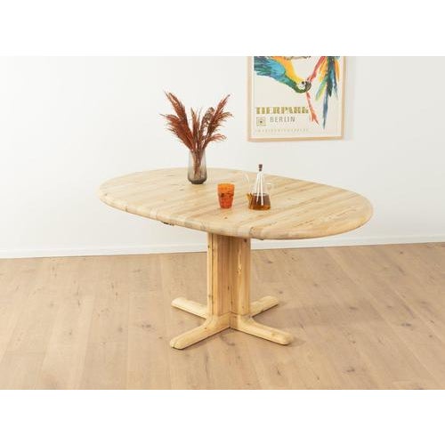 Blonde Dining Table, 1980s For Sale - Image 4 of 9