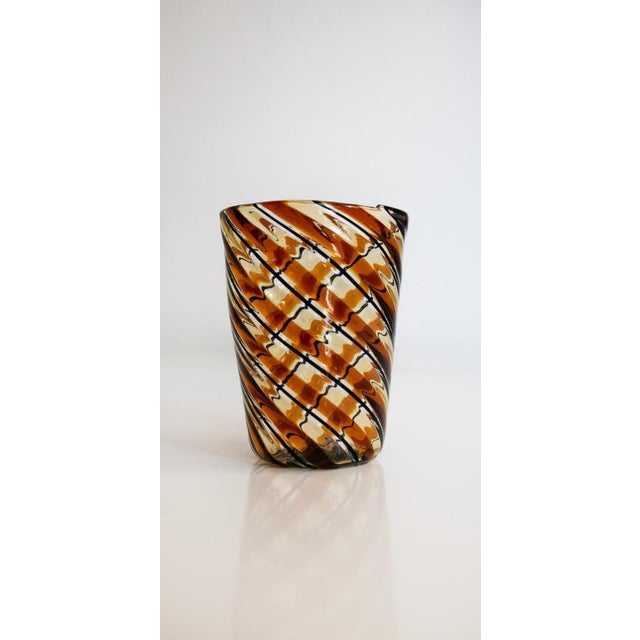 Italian Modern Murano Glasses and Pitcher by Mariana Iskra, 2004s, Set of 7 For Sale - Image 15 of 18