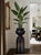 Vintage Hollywood Regency Style Black Resin Acanthus Leaf Cachepot Urn For Sale In West Palm - Image 6 of 12