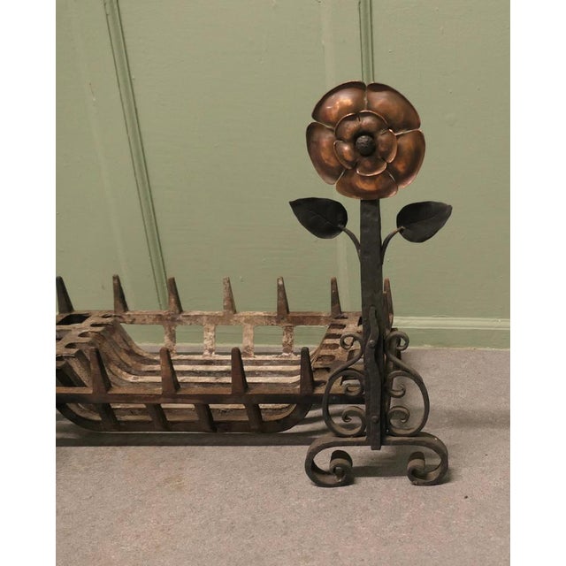 Andirons in Iron For Sale - Image 6 of 8