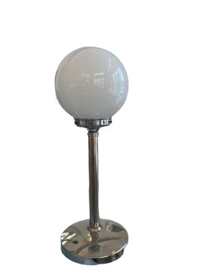 Bauhaus Chrome Table Lamp, 1930s