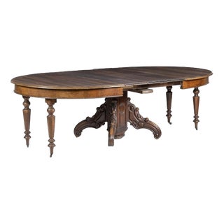 19th Century Dining Room Table For Sale