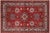 Red Southwestern Super Kazak Red/Beige Wool Rug - 5'9'' X 7'9'' For Sale - Image 8 of 10