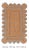 Grey Trim Jute Scallop Braided Handmade Rug - 2'x3' For Sale