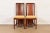 Frank Lloyd Wright Sculpted Mahogany High Back Side Chairs or Dining Chairs, Pair For Sale - Image 12 of 12