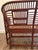 Vintage Brighton Pavilion Style Bamboo Chippendale Cane Settee For Sale In Los Angeles - Image 6 of 9