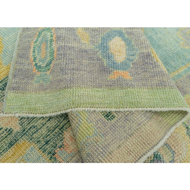 Turkish Oushak Rug 5'11" x 8'11" #19233 For Sale In Houston - Image 6 of 8
