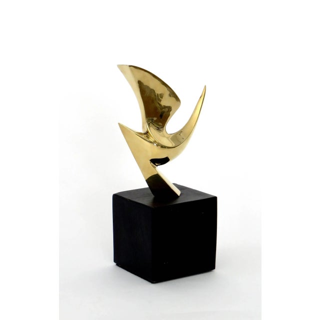 Metal Philippe Jean Bronze Bird Sculpture Signed and Numbered 85/300 France circa 1960 For Sale - Image 7 of 11