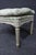 Wood Louis XVI Style Painted Footstool For Sale - Image 7 of 14