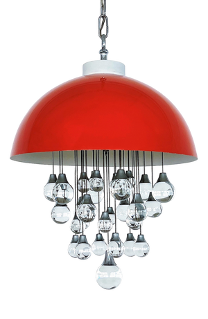 Space Age Jelly Fish Pendant Light, 1980s