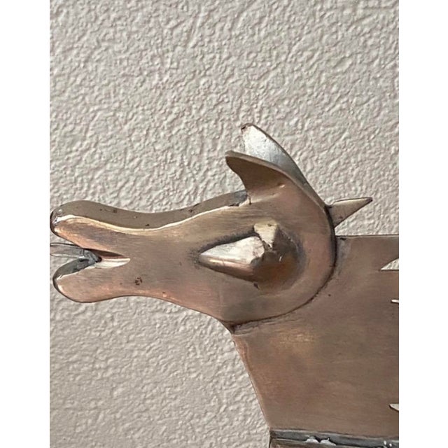 Sculpture of a Horse in Silver-Plated Metal, 1980s For Sale - Image 17 of 18