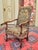 Neo-Renaissance Louis XIII Armchair with Tapestry For Sale - Image 6 of 7