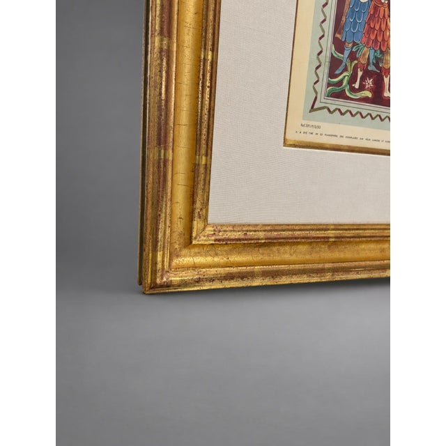 A mid-century French Air France pictorial world map after Lucien Boucher (French, 1889–1971), the celebrated designer of...