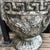 Sculpture Materials A Pair of Carden Planters With Vintage Greek Key and Grapevine Motif on Pedestal Foot For Sale - Image 7 of 12