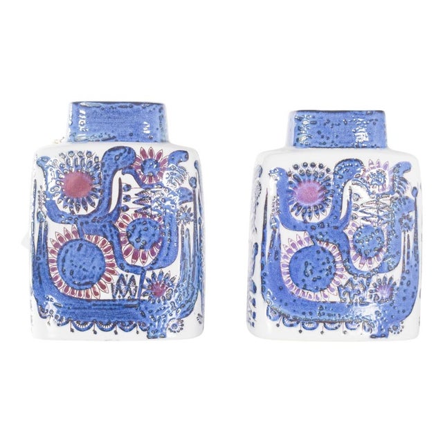 Ceramic Pottery Tenera Vases from Royal Copenhagen, Set of 2 For Sale - Image 7 of 7