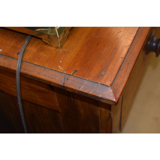 Antique Honey Pine Chest of 4 Drawers / Dresser English Farmhouse Country For Sale - Image 13 of 18