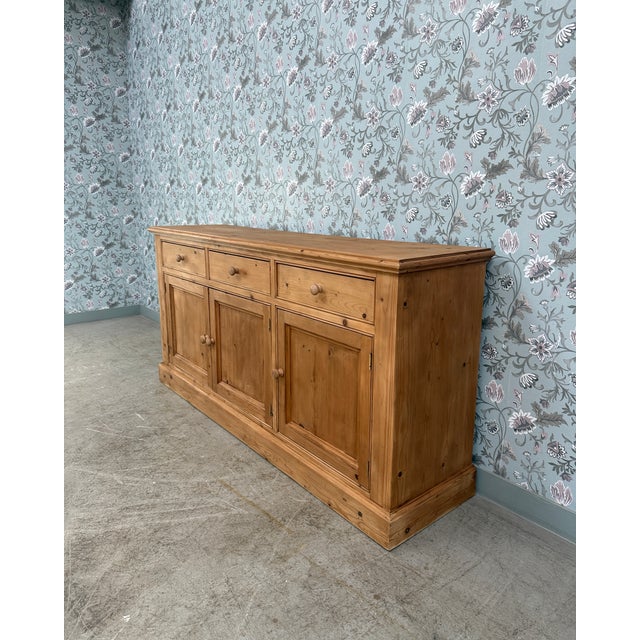 Vintage Sideboard in Pine, 1970s For Sale - Image 6 of 17