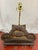 Brown Cast Iron Architectural Salvage Lamps a Pair For Sale - Image 8 of 13