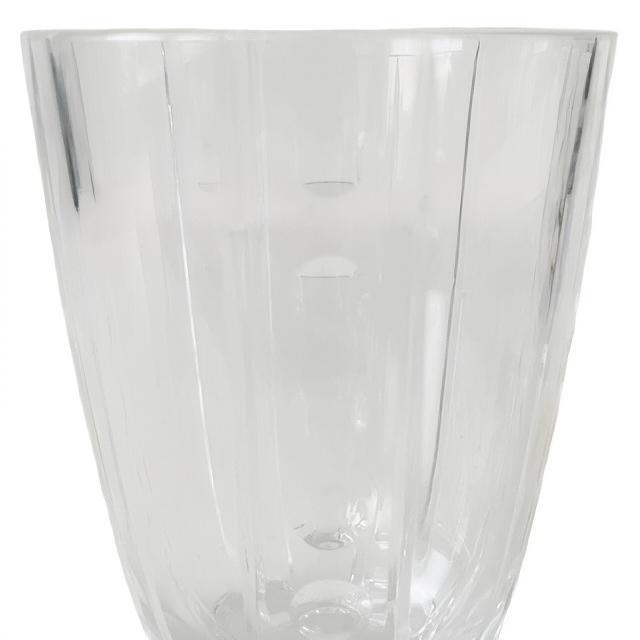 Vintage Clear Crystal Vase by J.G. Durand for Cristal D'Arques, 1980s For Sale - Image 4 of 7