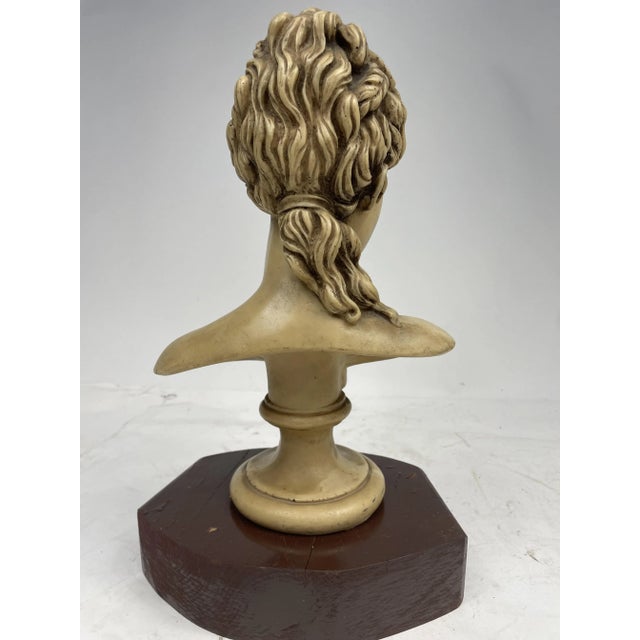 Wood Half-Length Sculpture Proserpina, 1970s For Sale - Image 7 of 10