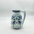 Handmade Ceramic Pitcher (20cm) – Blue Arches & Colorful Spring Florals – Wide Mouth Jug For Sale - Image 9 of 11