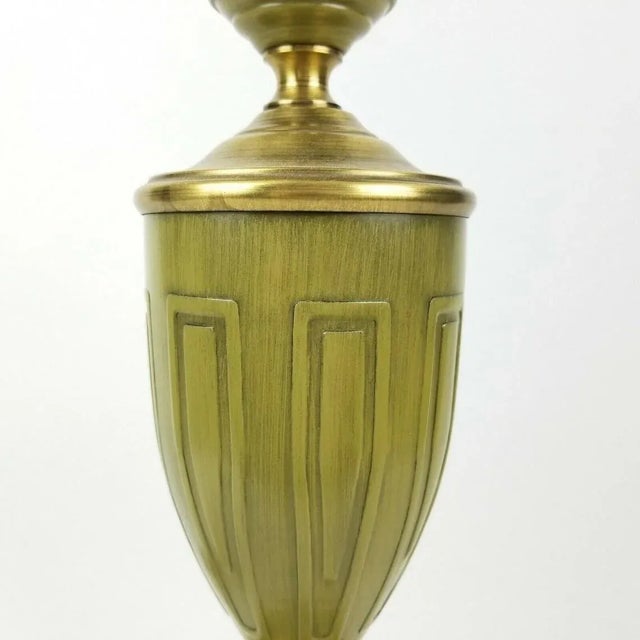 Mid-Century Modern Tall Green Lamp Mid Century Modern Lighting Statement Lamp For Sale - Image 3 of 10
