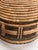 Brown Vintage African Geometric Woven Basket For Sale - Image 8 of 10