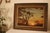 Mid-Century Modern Original Landscape Oil Painting Depicting a Desert Sunset and Joshua Trees, Circa 1960s in Wood and Gold Frame For Sale - Image 3 of 17