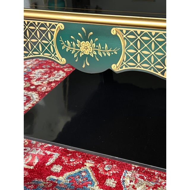 One of a Kind Hand Painted Coffee Table For Sale - Image 12 of 15